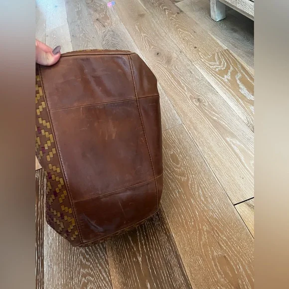 Isabella fiore woven leather tote bag - Picture 16 of 16